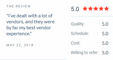 &quot;By far my best vendor experience&quot;