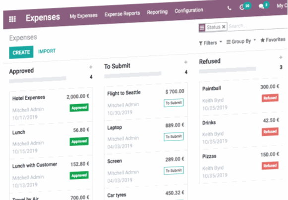 Odoo Budget Management System keeps your costs under control